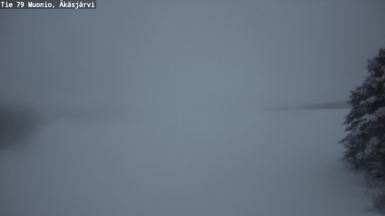 Weather Camera Image Väg 79 Muonio, Äkäsjärvi, Muonio, Lappi