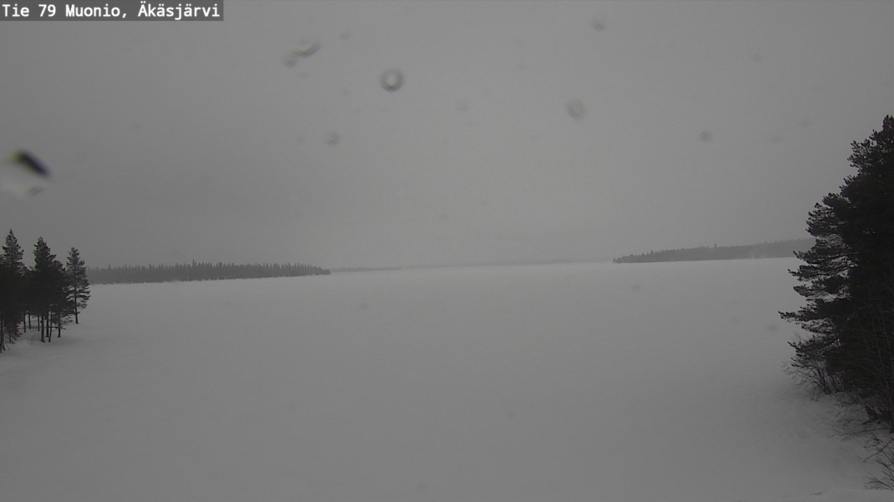 Weather Camera Image Road 79 Muonio, Äkäsjärvi, Muonio, Lappi