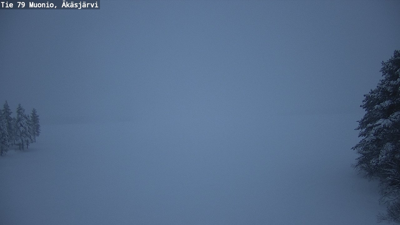 Weather Camera Image Väg 79 Muonio, Äkäsjärvi, Muonio, Lappi