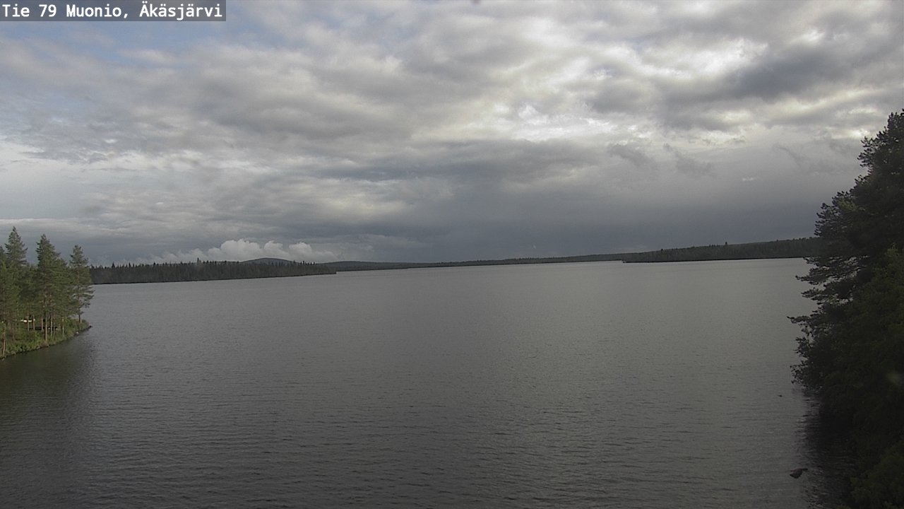 Weather Camera Image Road 79 Muonio, Äkäsjärvi, Muonio, Lappi