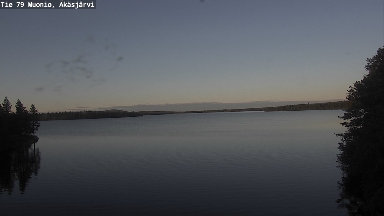 Weather Camera Image Road 79 Muonio, Äkäsjärvi, Muonio, Lappi