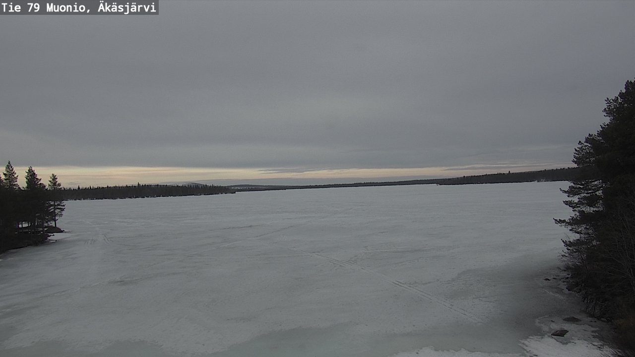 Weather Camera Image Väg 79 Muonio, Äkäsjärvi, Muonio, Lappi