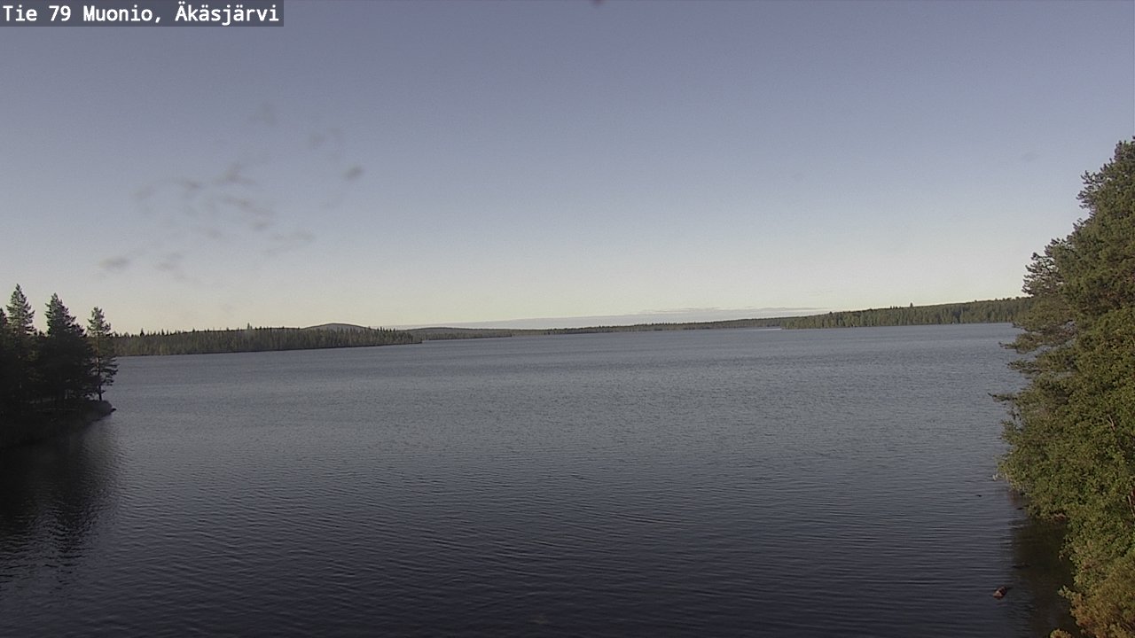 Weather Camera Image Road 79 Muonio, Äkäsjärvi, Muonio, Lappi