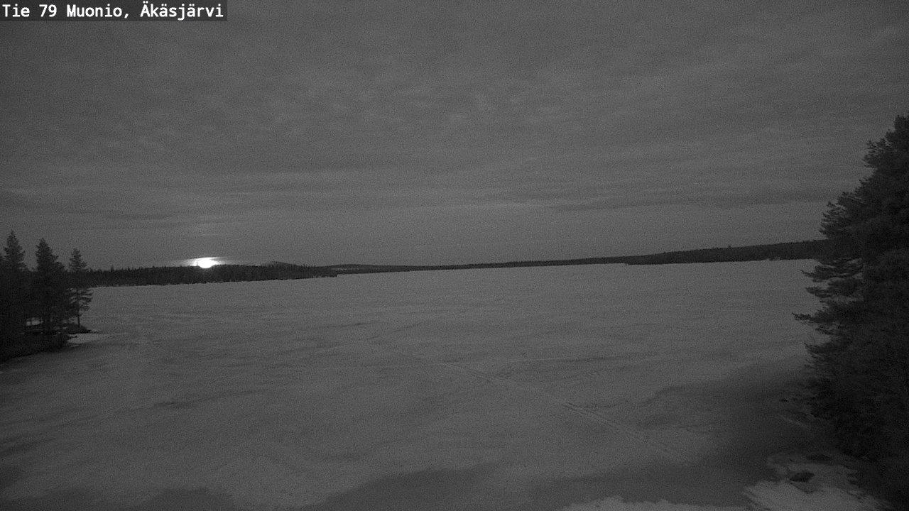 Weather Camera Image Väg 79 Muonio, Äkäsjärvi, Muonio, Lappi