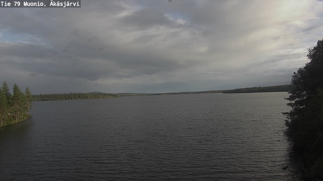 Weather Camera Image Road 79 Muonio, Äkäsjärvi, Muonio, Lappi