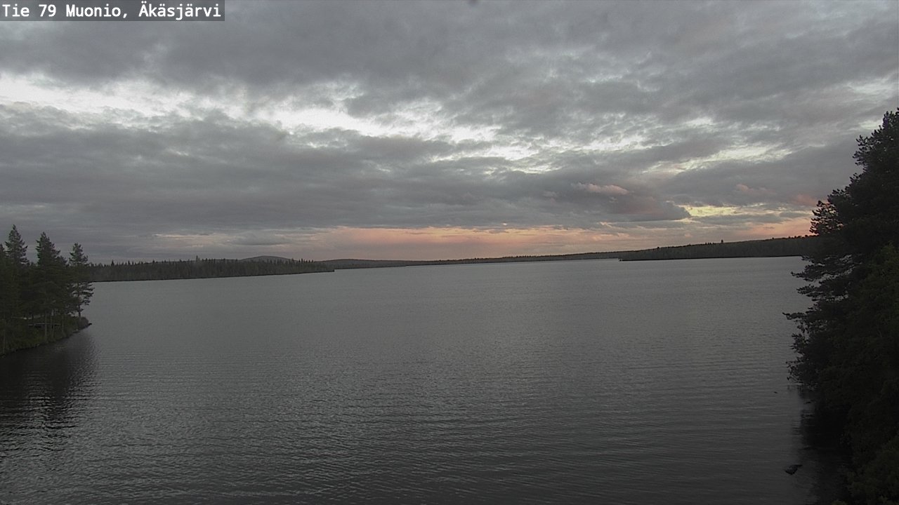 Weather Camera Image Road 79 Muonio, Äkäsjärvi, Muonio, Lappi
