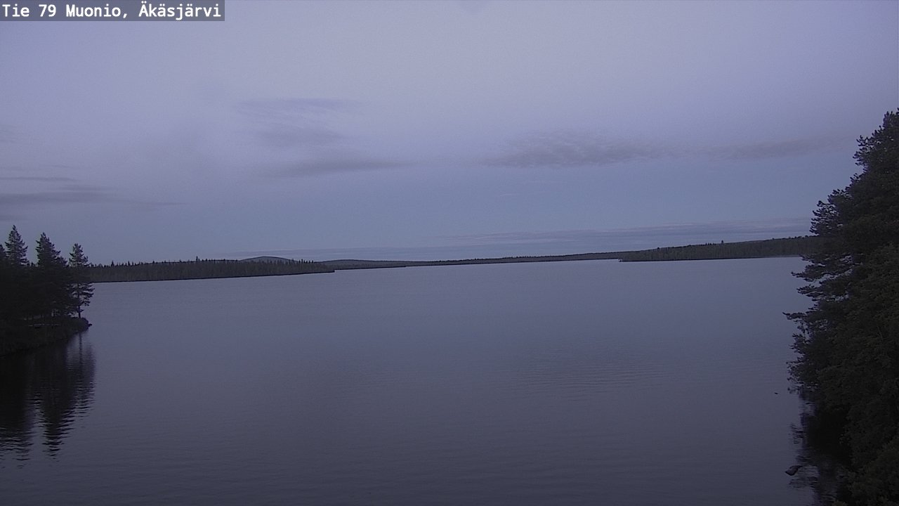 Weather Camera Image Road 79 Muonio, Äkäsjärvi, Muonio, Lappi