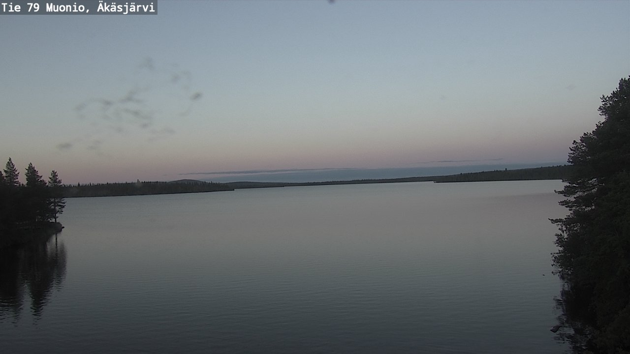 Weather Camera Image Road 79 Muonio, Äkäsjärvi, Muonio, Lappi