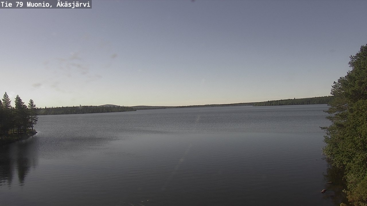 Weather Camera Image Road 79 Muonio, Äkäsjärvi, Muonio, Lappi
