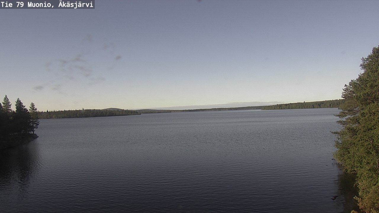 Weather Camera Image Road 79 Muonio, Äkäsjärvi, Muonio, Lappi