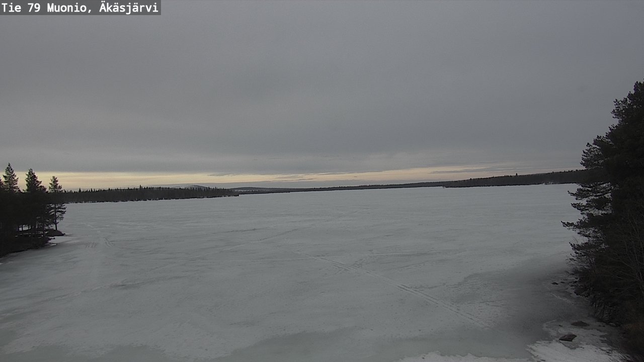 Weather Camera Image Väg 79 Muonio, Äkäsjärvi, Muonio, Lappi