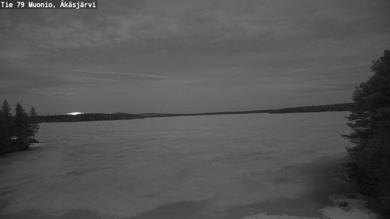 Weather Camera Image Väg 79 Muonio, Äkäsjärvi, Muonio, Lappi