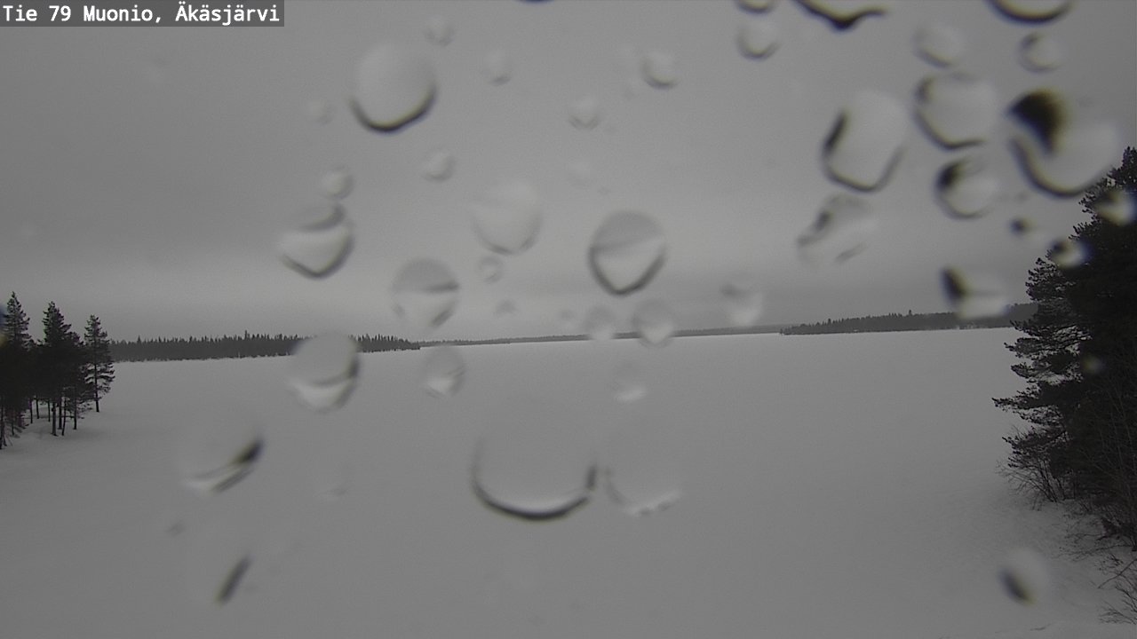 Weather Camera Image Road 79 Muonio, Äkäsjärvi, Muonio, Lappi