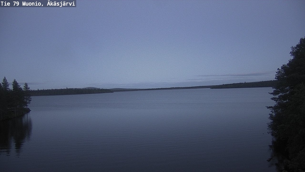 Weather Camera Image Road 79 Muonio, Äkäsjärvi, Muonio, Lappi