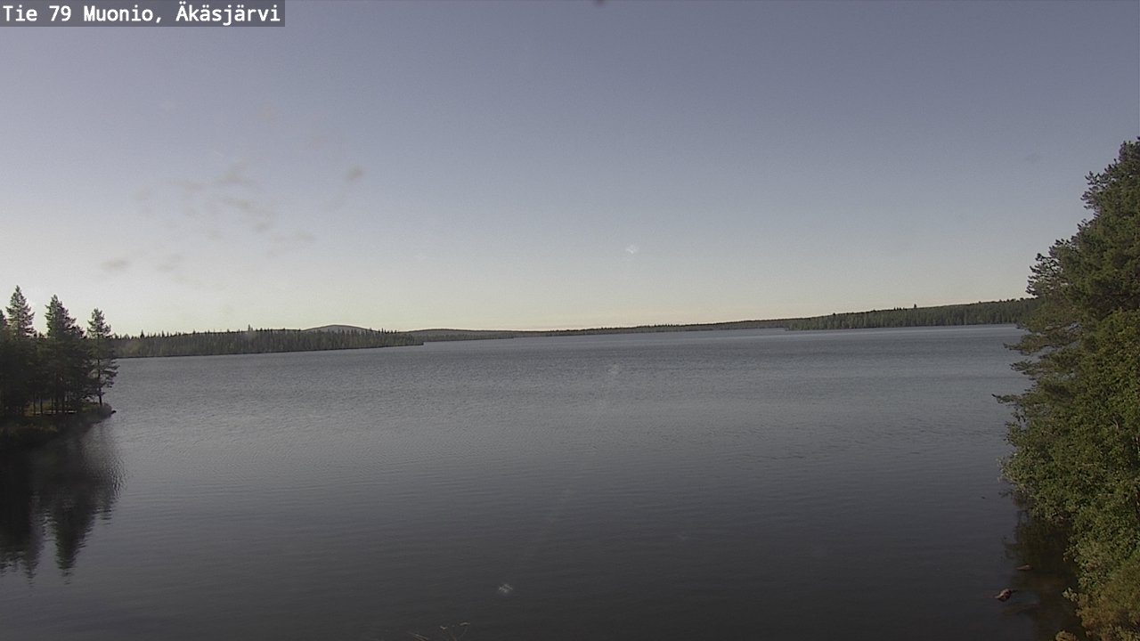 Weather Camera Image Road 79 Muonio, Äkäsjärvi, Muonio, Lappi