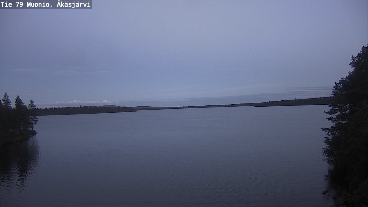 Weather Camera Image Road 79 Muonio, Äkäsjärvi, Muonio, Lappi