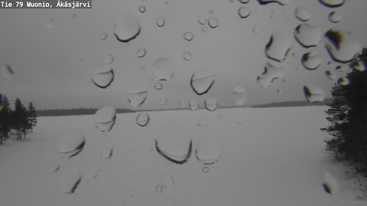Weather Camera Image Road 79 Muonio, Äkäsjärvi, Muonio, Lappi