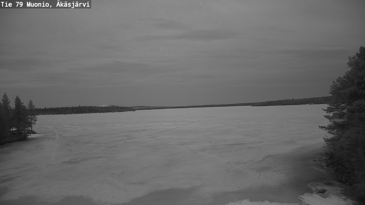 Weather Camera Image Väg 79 Muonio, Äkäsjärvi, Muonio, Lappi
