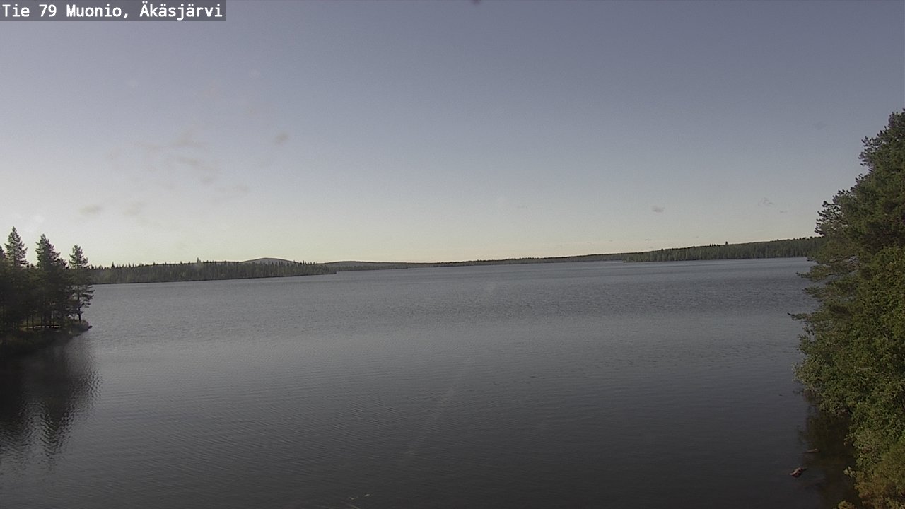 Weather Camera Image Road 79 Muonio, Äkäsjärvi, Muonio, Lappi