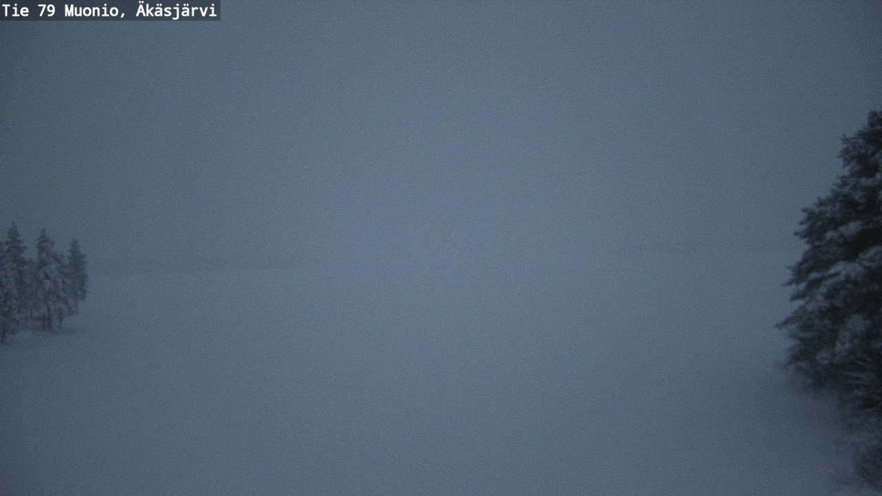 Weather Camera Image Väg 79 Muonio, Äkäsjärvi, Muonio, Lappi
