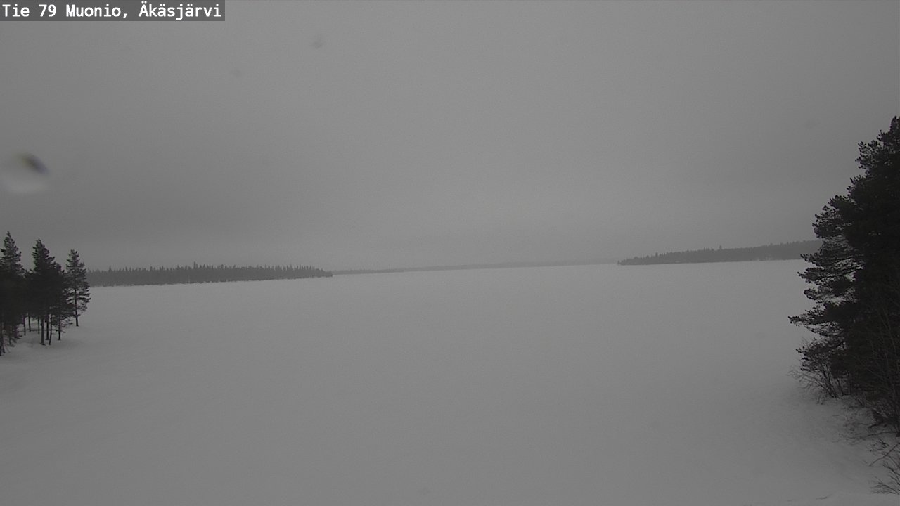 Weather Camera Image Road 79 Muonio, Äkäsjärvi, Muonio, Lappi