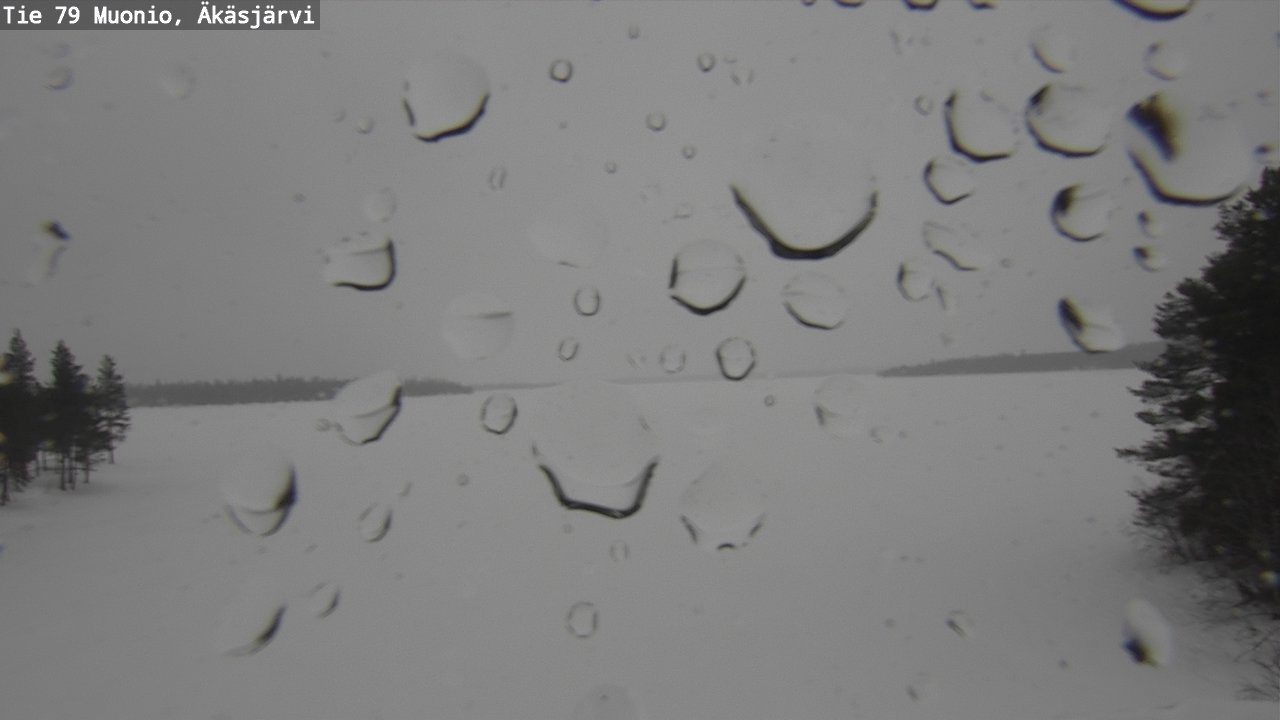 Weather Camera Image Road 79 Muonio, Äkäsjärvi, Muonio, Lappi