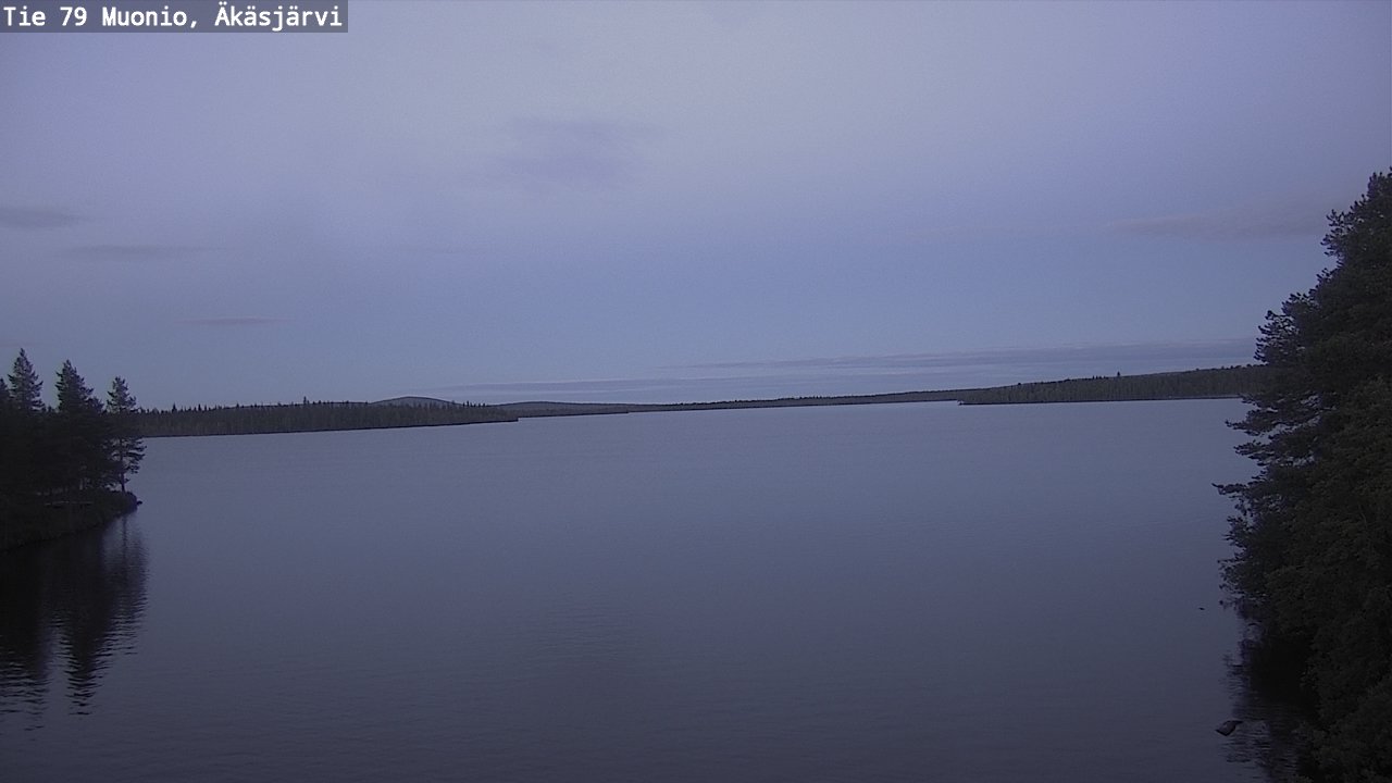 Weather Camera Image Road 79 Muonio, Äkäsjärvi, Muonio, Lappi
