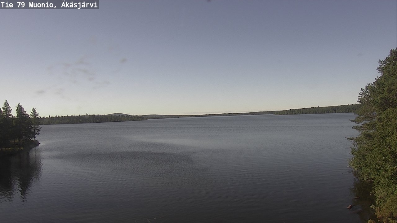 Weather Camera Image Road 79 Muonio, Äkäsjärvi, Muonio, Lappi