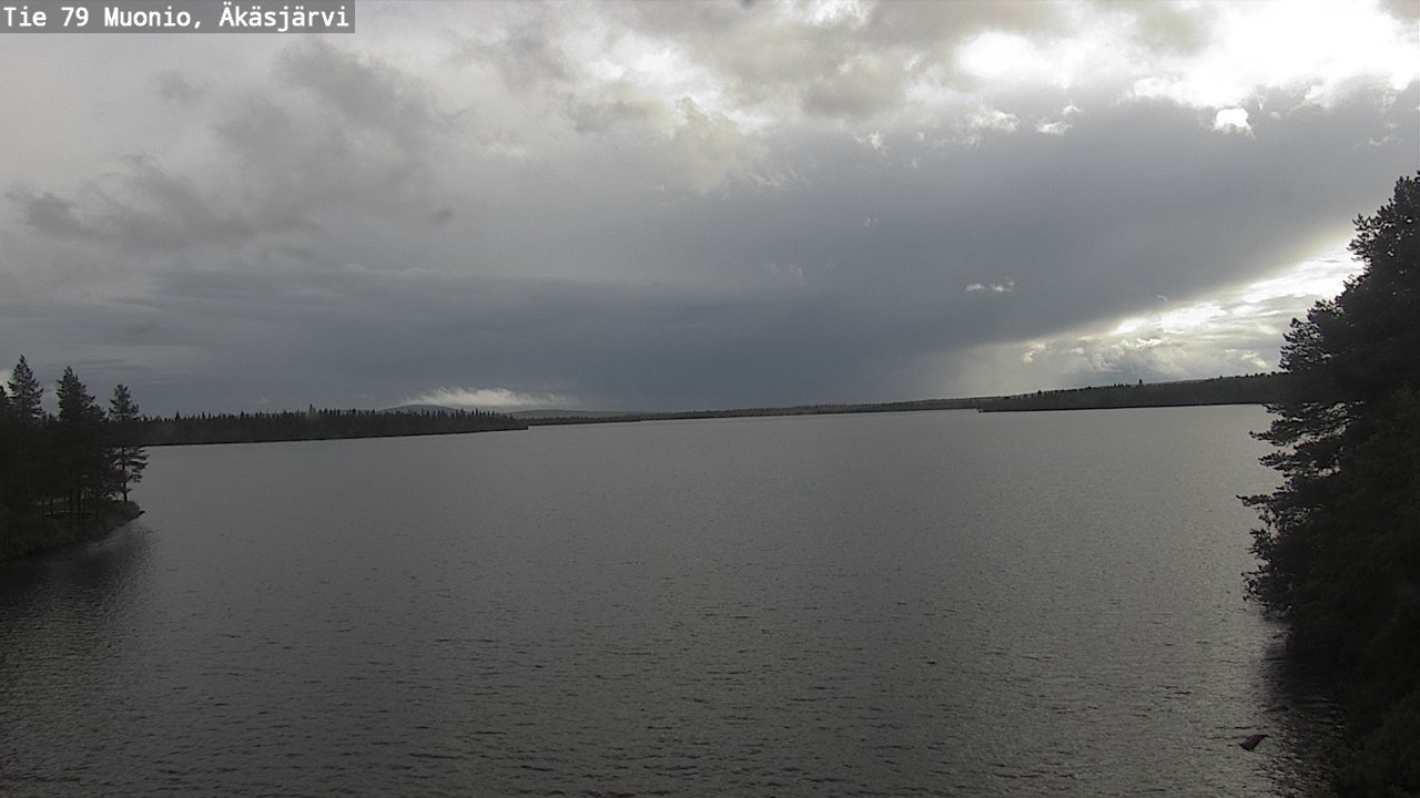 Weather Camera Image Road 79 Muonio, Äkäsjärvi, Muonio, Lappi