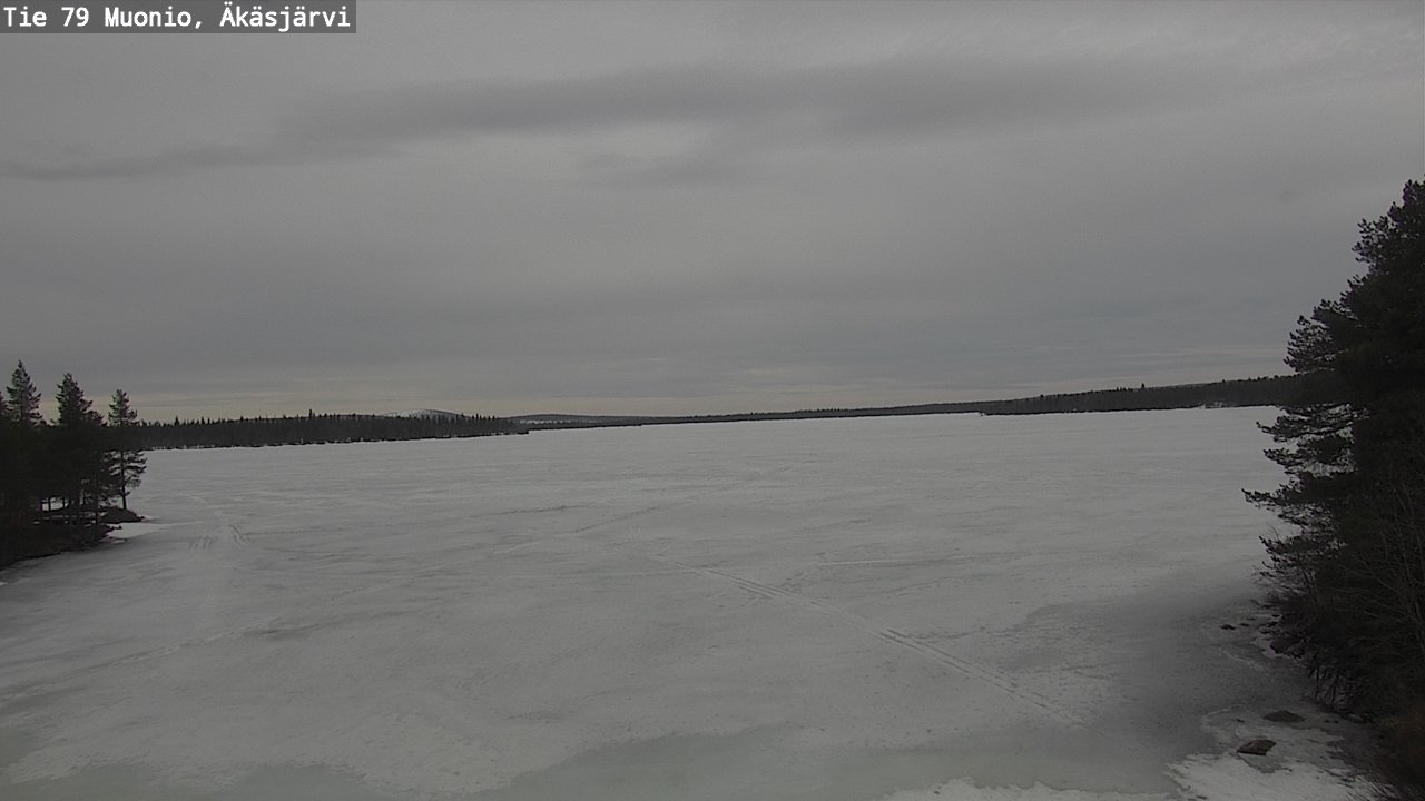 Weather Camera Image Väg 79 Muonio, Äkäsjärvi, Muonio, Lappi