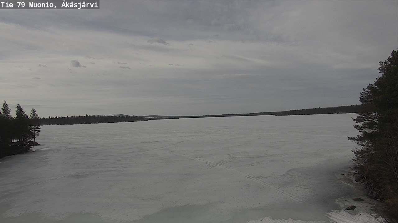Weather Camera Image Väg 79 Muonio, Äkäsjärvi, Muonio, Lappi