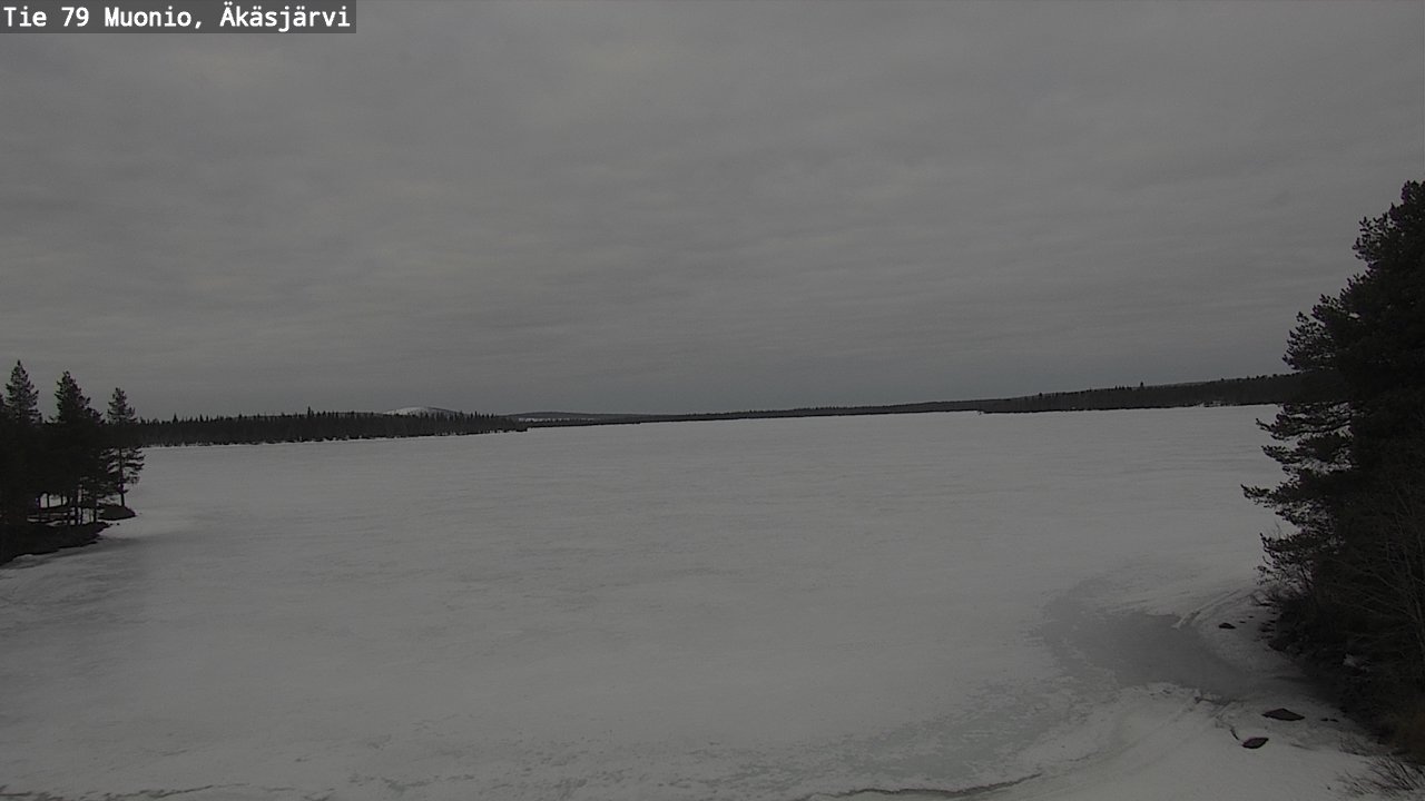 Weather Camera Image Road 79 Muonio, Äkäsjärvi, Muonio, Lappi