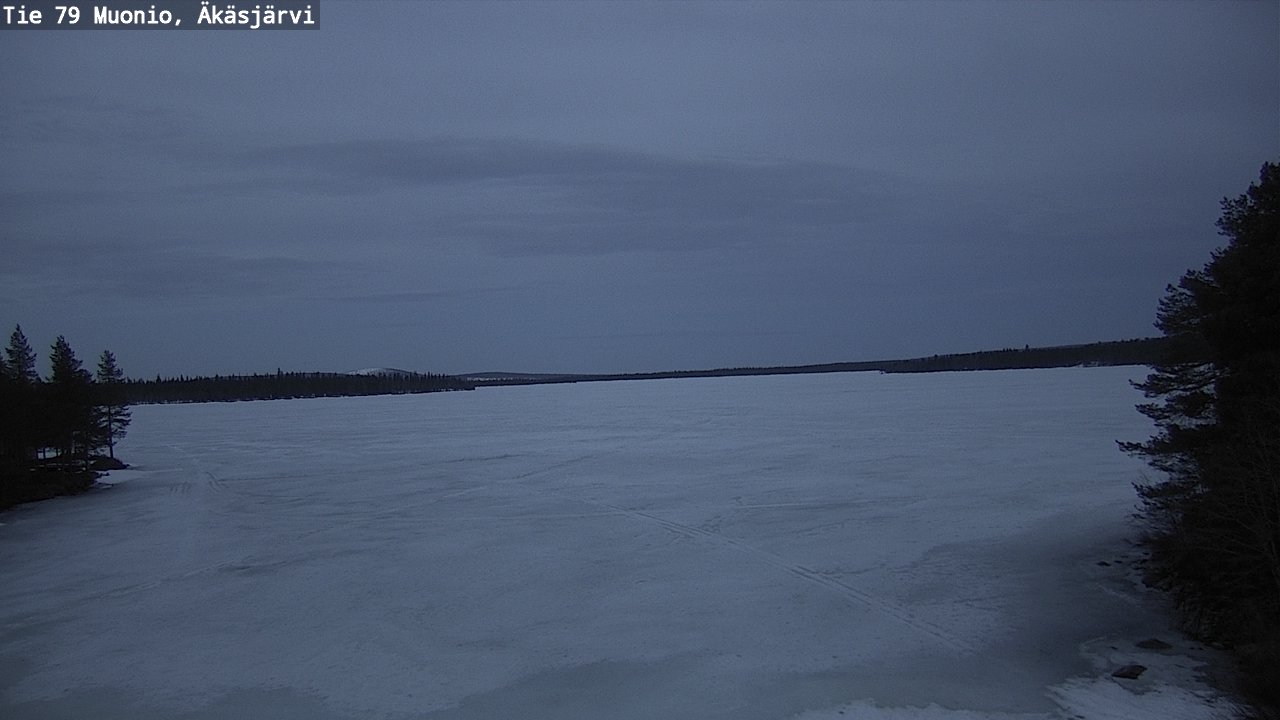 Weather Camera Image Väg 79 Muonio, Äkäsjärvi, Muonio, Lappi