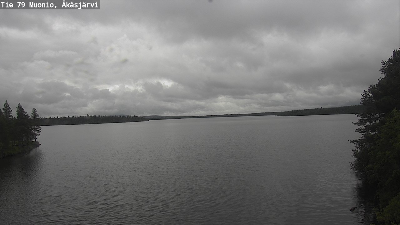 Weather Camera Image Road 79 Muonio, Äkäsjärvi, Muonio, Lappi