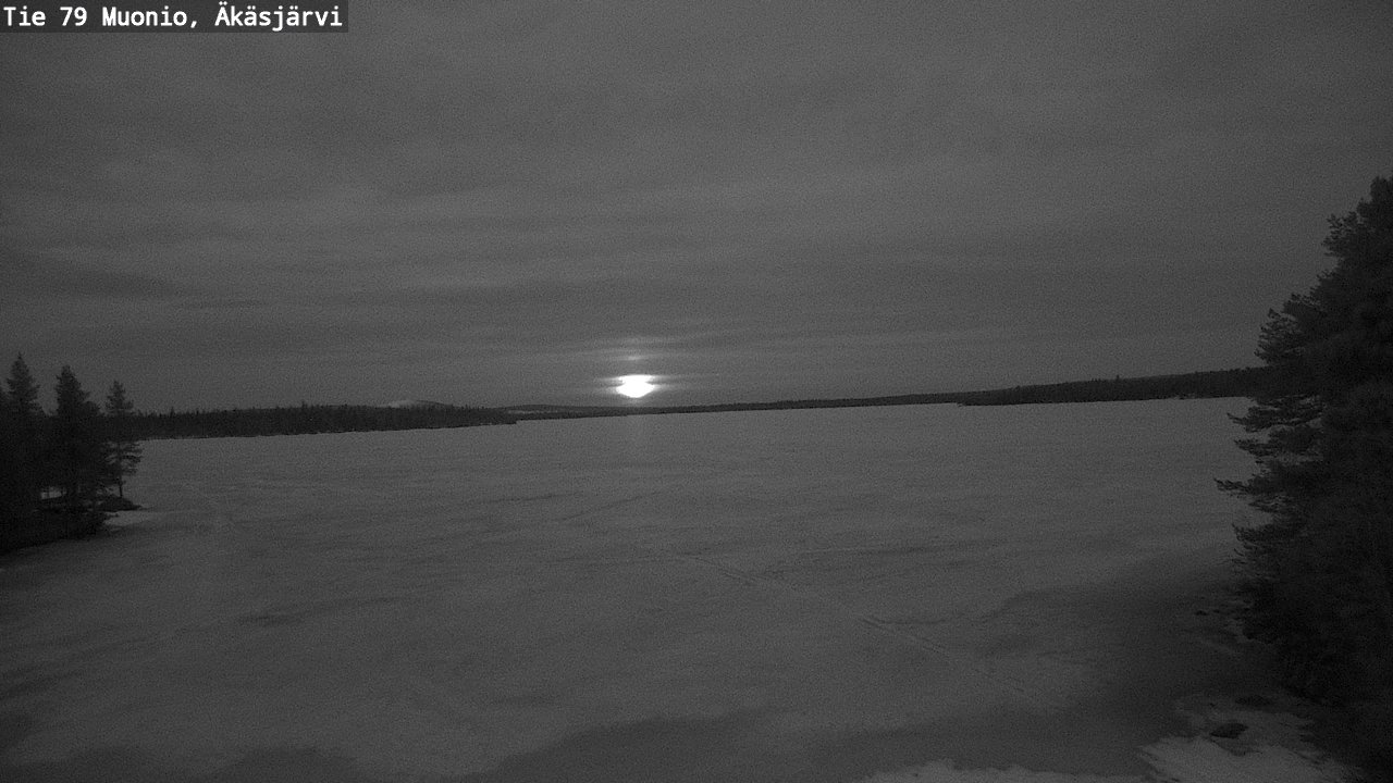 Weather Camera Image Väg 79 Muonio, Äkäsjärvi, Muonio, Lappi