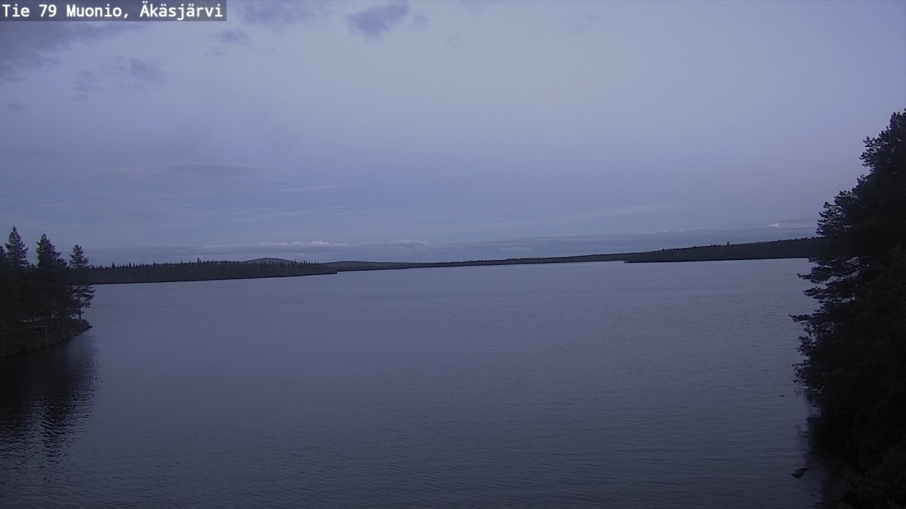 Weather Camera Image Road 79 Muonio, Äkäsjärvi, Muonio, Lappi
