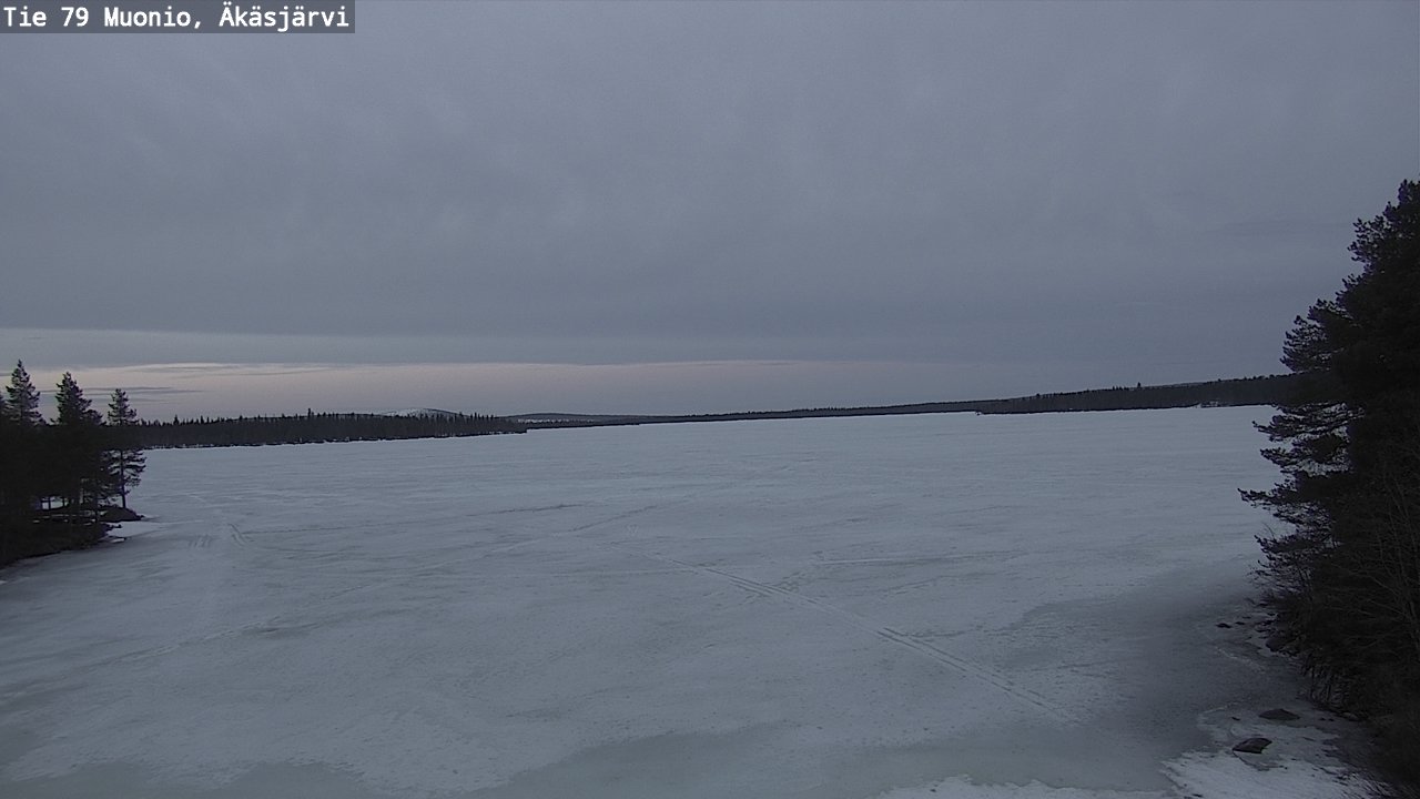 Weather Camera Image Väg 79 Muonio, Äkäsjärvi, Muonio, Lappi