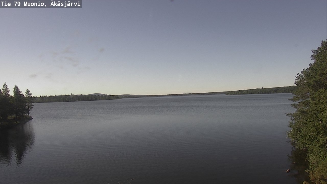 Weather Camera Image Road 79 Muonio, Äkäsjärvi, Muonio, Lappi