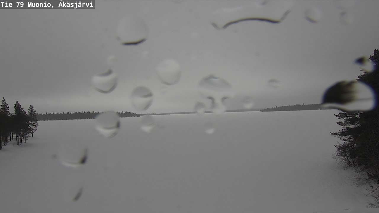 Weather Camera Image Road 79 Muonio, Äkäsjärvi, Muonio, Lappi