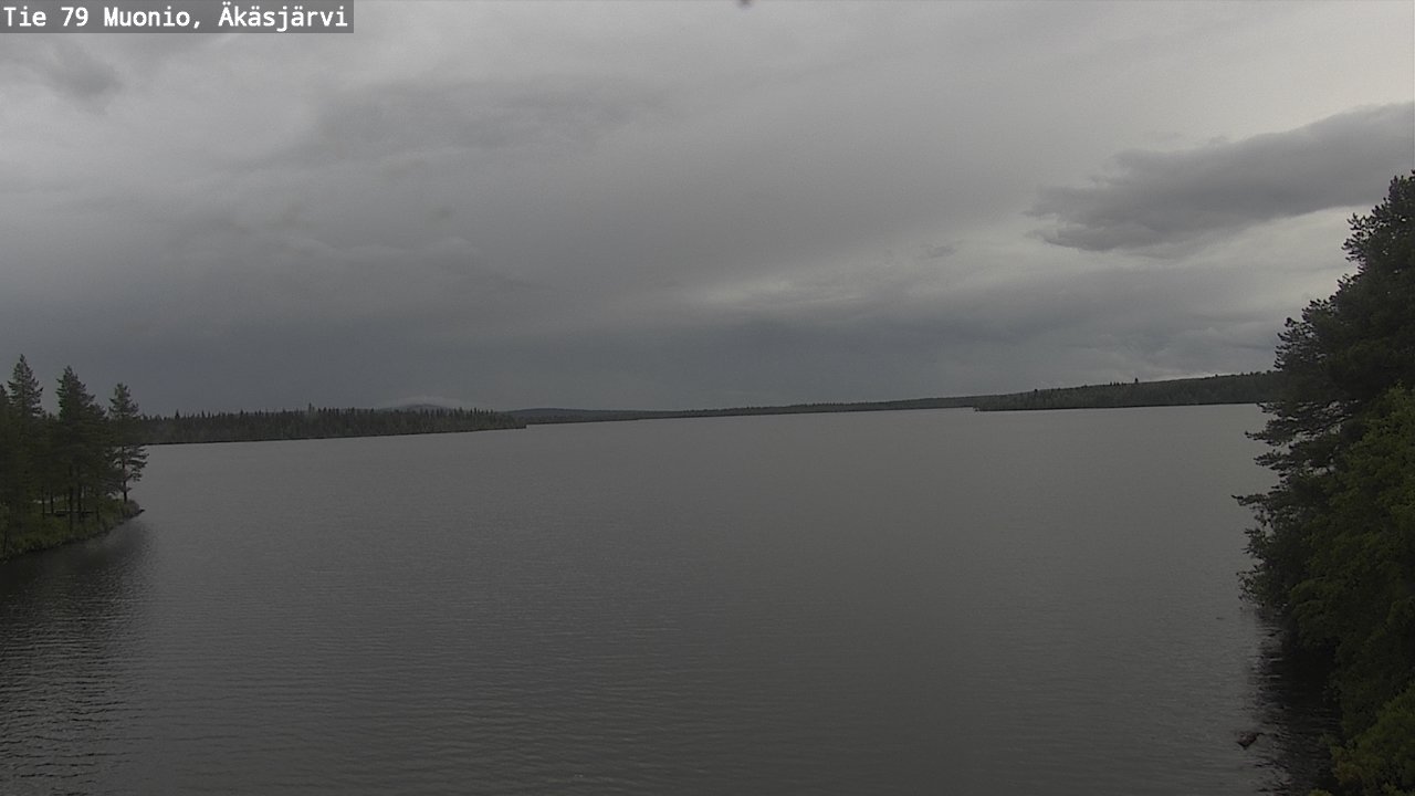 Weather Camera Image Road 79 Muonio, Äkäsjärvi, Muonio, Lappi