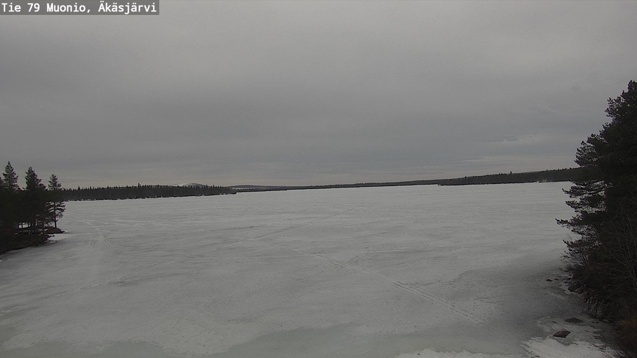 Weather Camera Image Väg 79 Muonio, Äkäsjärvi, Muonio, Lappi