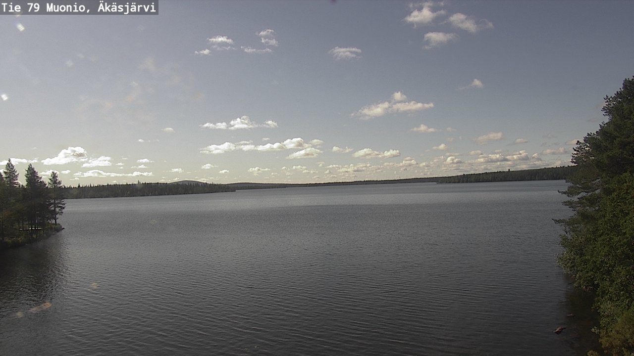 Weather Camera Image Väg 79 Muonio, Äkäsjärvi, Muonio, Lappi