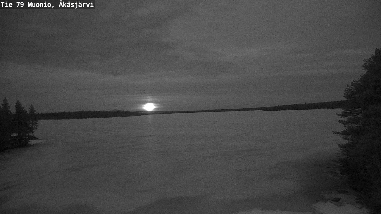 Weather Camera Image Väg 79 Muonio, Äkäsjärvi, Muonio, Lappi