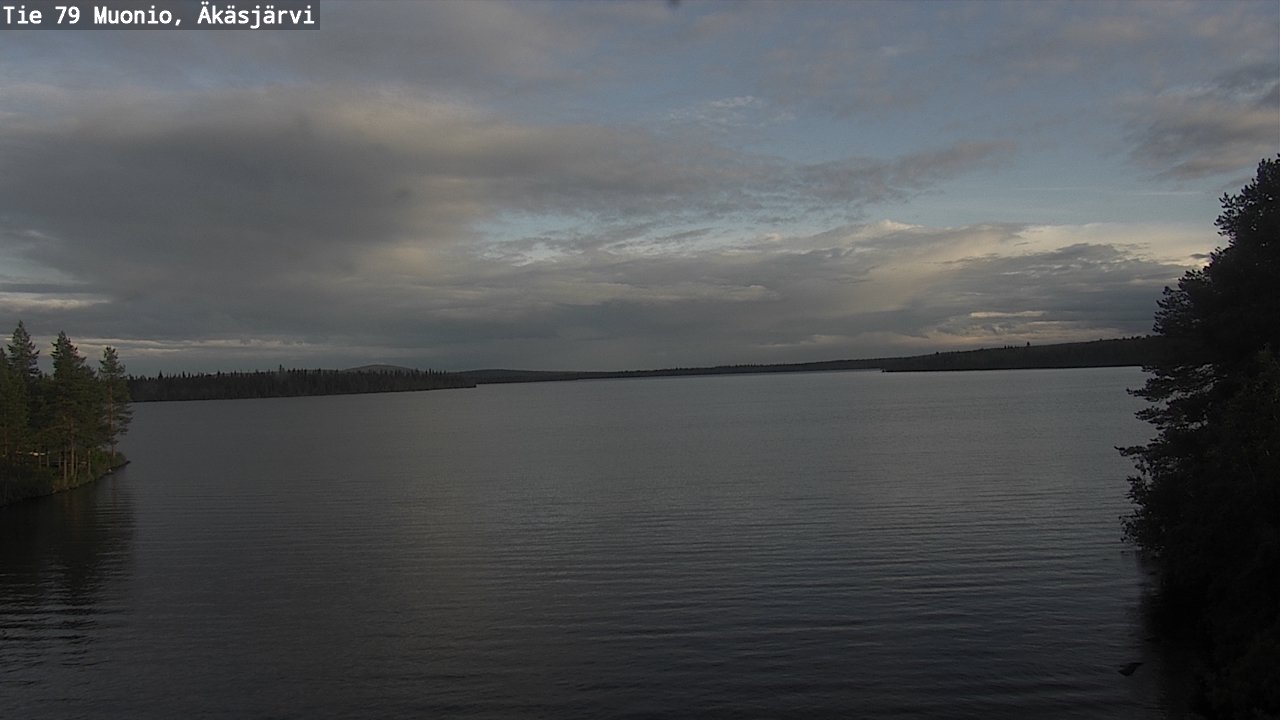 Weather Camera Image Road 79 Muonio, Äkäsjärvi, Muonio, Lappi