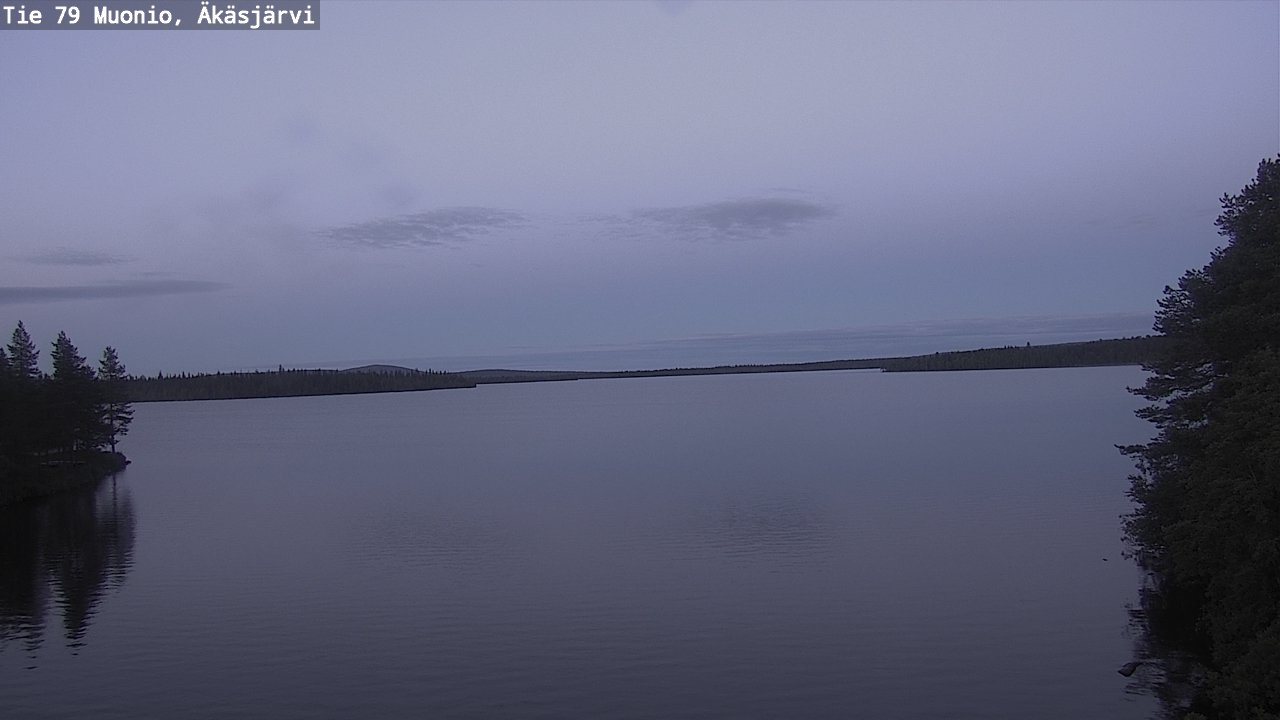 Weather Camera Image Road 79 Muonio, Äkäsjärvi, Muonio, Lappi