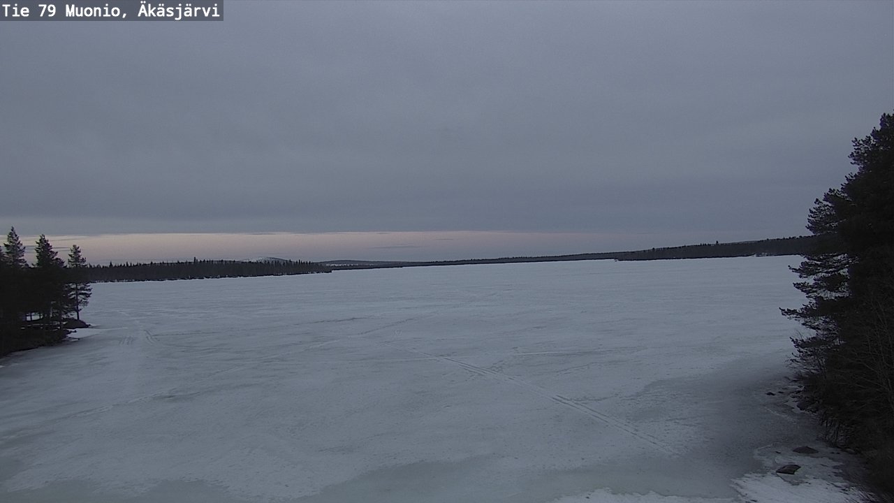 Weather Camera Image Väg 79 Muonio, Äkäsjärvi, Muonio, Lappi