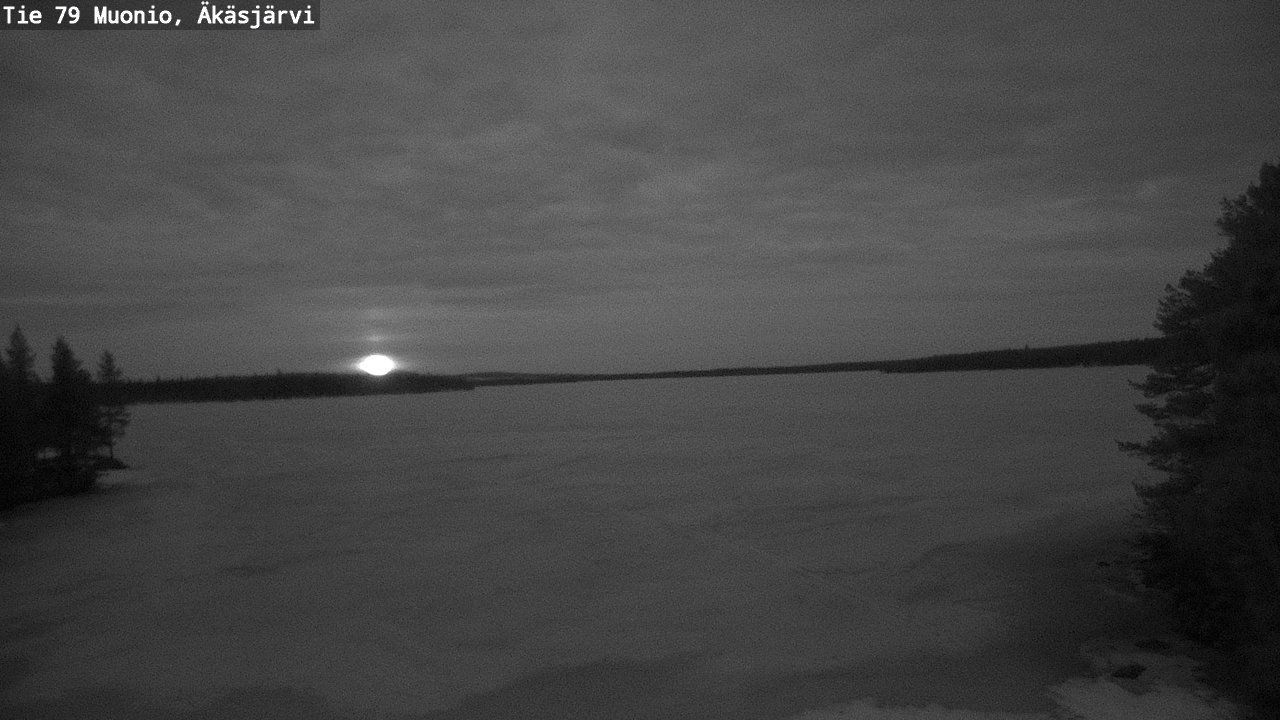 Weather Camera Image Väg 79 Muonio, Äkäsjärvi, Muonio, Lappi