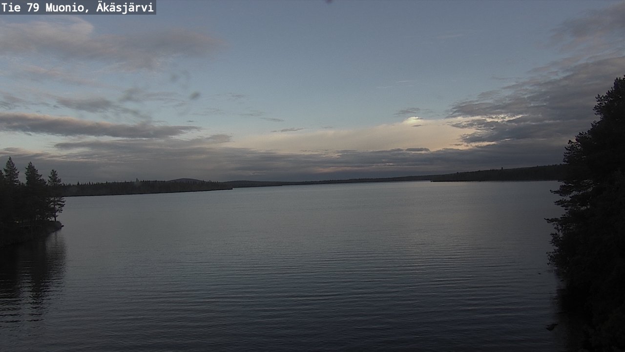 Weather Camera Image Road 79 Muonio, Äkäsjärvi, Muonio, Lappi