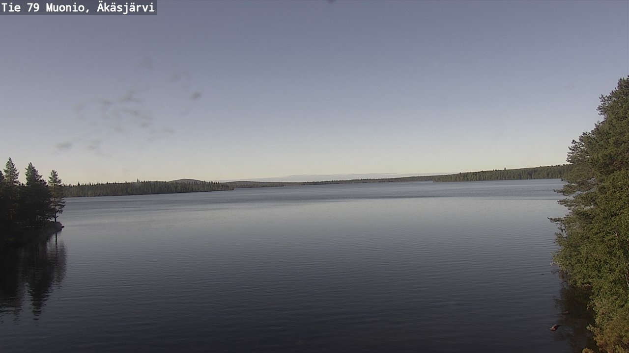 Weather Camera Image Road 79 Muonio, Äkäsjärvi, Muonio, Lappi