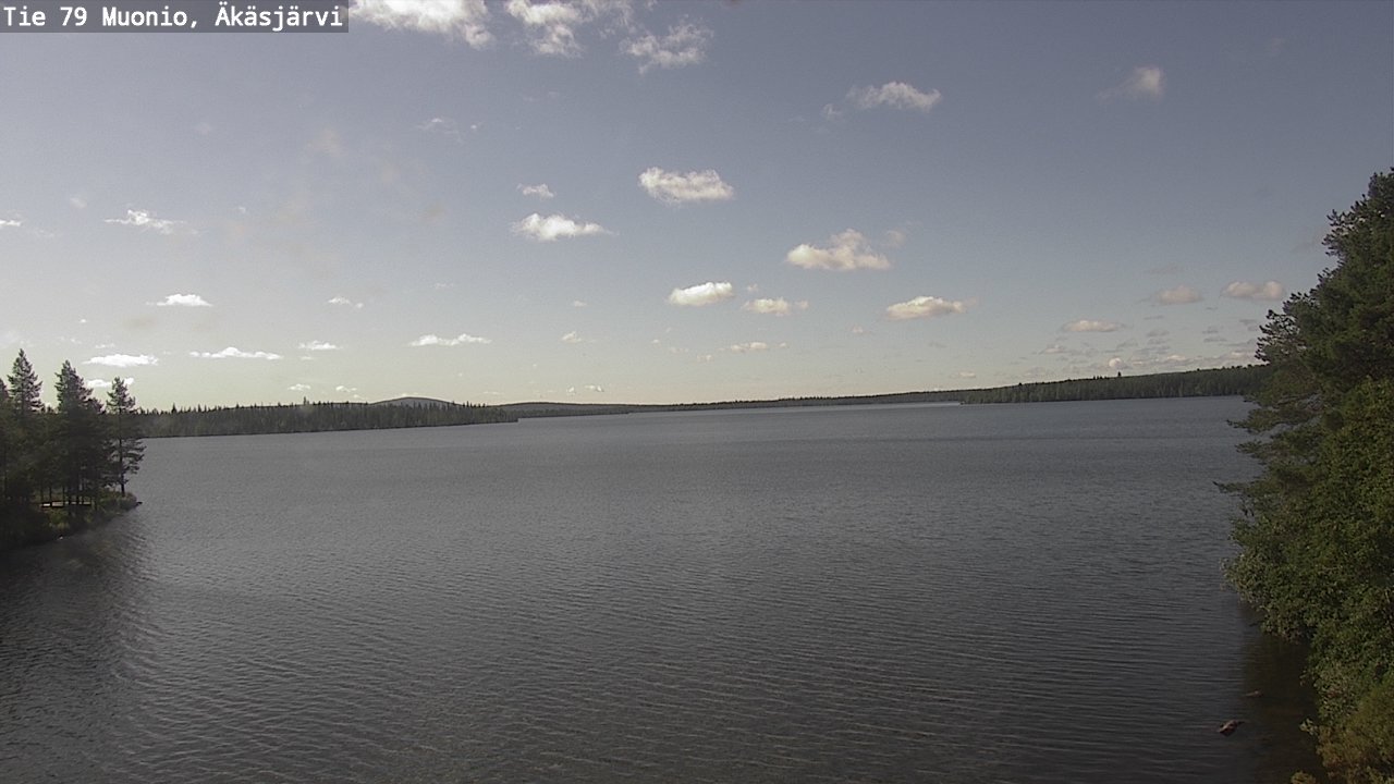 Weather Camera Image Väg 79 Muonio, Äkäsjärvi, Muonio, Lappi